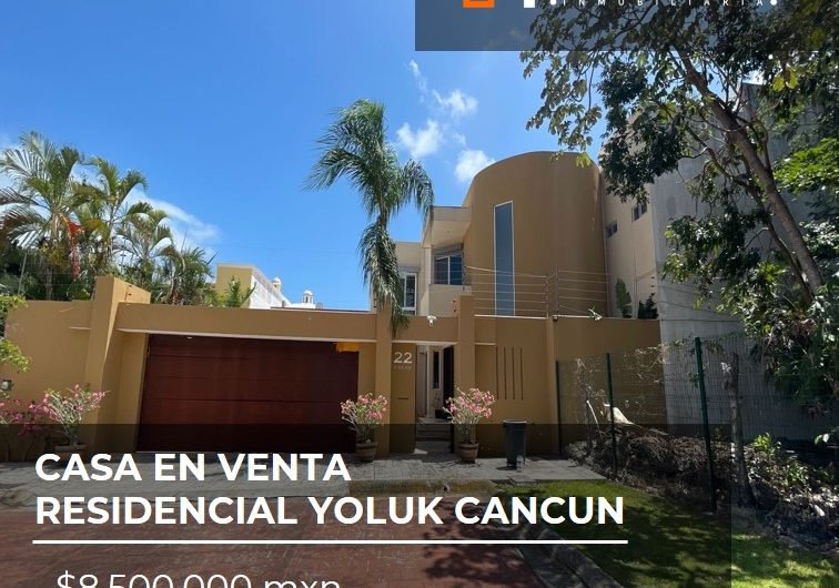 Casa en venta en Residencial Yoluk Cancun
